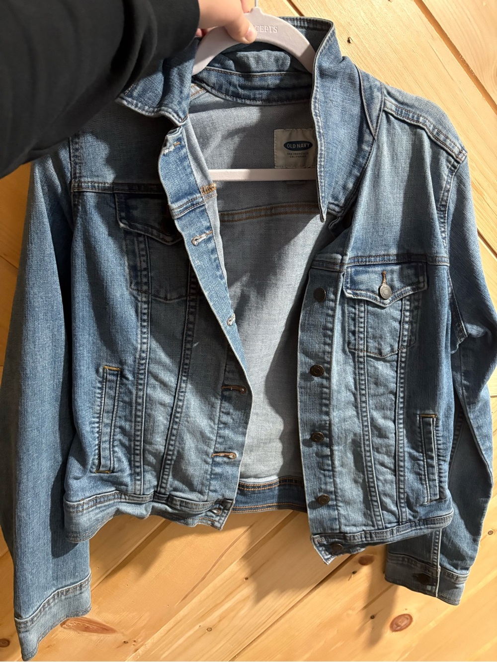 Old Navy Light Wash Denim Jacket - Women's Jean Jacket